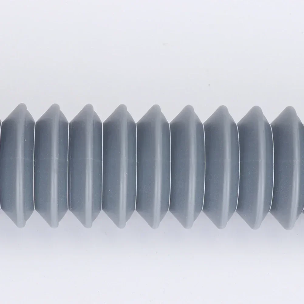 1pc Low Profile Trap Flexible Bathtub Shower Drain Pipe Gray ABS Flat Tub Free Standing Tub Drain For Bath Bathtub Drain thumbnail 5
