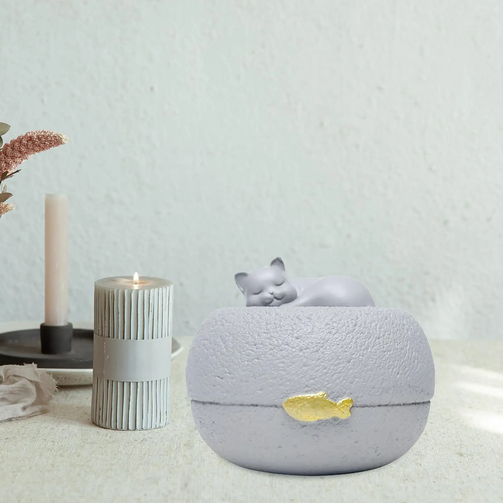 Pet Urn Cremation Memorial Urn Pets Supplies Keeping Precious Memories Urn Box for Burial Final Comforting Resting Place Funeral thumbnail 2