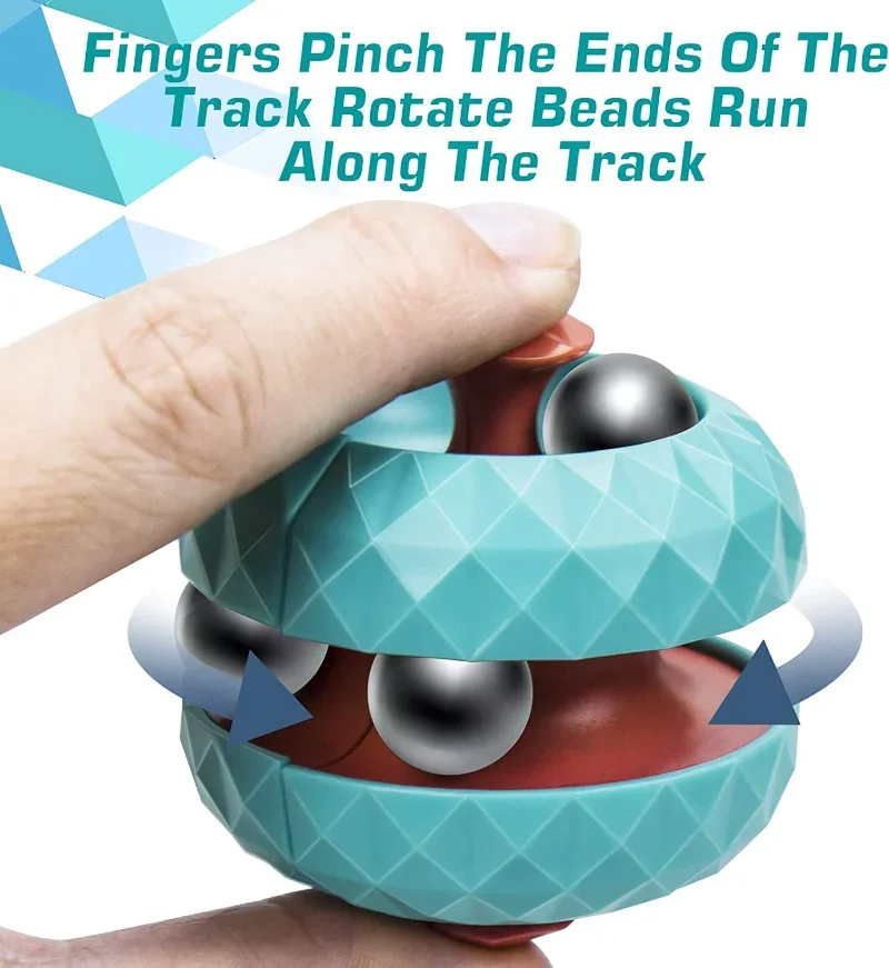 Decompression Toy Children Orbit Ball Cube Anti Stress Sensory Toys Fidget Toys for Kids Spinner Gifts for Kids Focus training thumbnail 5