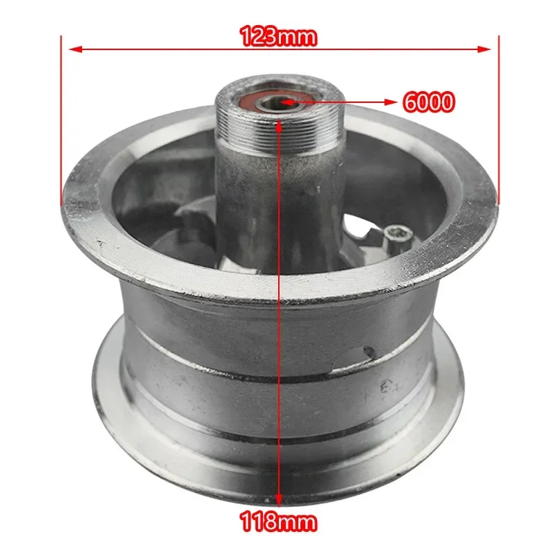 4.10/3.50-4 4.10-4 3.00-4 9x3.50-4 Aluminum Alloy Wheel Rims Hub for MIni Motorcycle Electric Scooter 4 Inch thumbnail 2