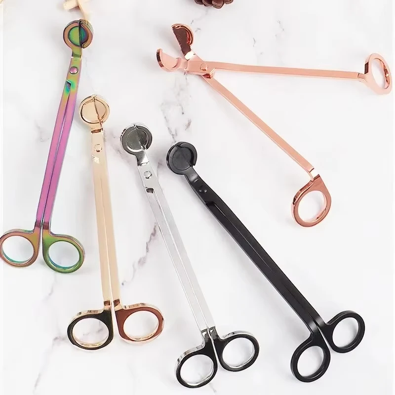 High Quality Candle Wick Scissors Clip Stainless Steel Scented Candle Tools DIY Candle Making Kit Party Gifts Wedding Souvenirs thumbnail 2