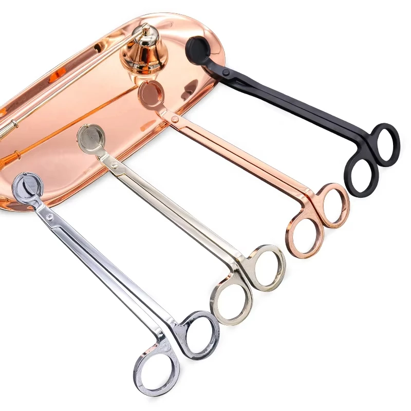 High Quality Candle Wick Scissors Clip Stainless Steel Scented Candle Tools DIY Candle Making Kit Party Gifts Wedding Souvenirs thumbnail 3