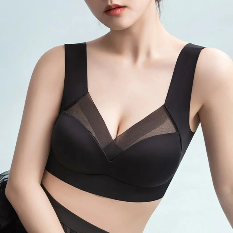 Seamless Bras for Woman Wireless Underwear Sleep Padded Bralette One Piece Brassiere No Wire Comfortable No Trace Bra thumbnail 5