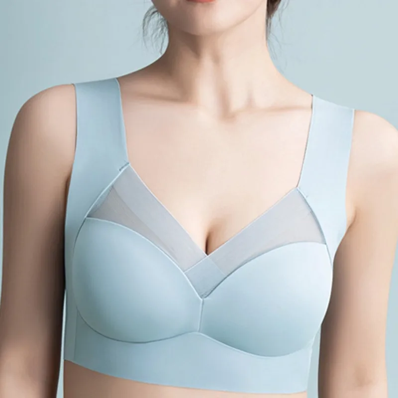 Seamless Bras for Woman Wireless Underwear Sleep Padded Bralette One Piece Brassiere No Wire Comfortable No Trace Bra thumbnail 4