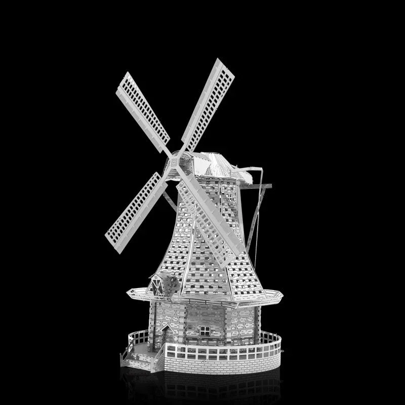 Empire State Building 3D Metal Puzzle model kits DIY Laser Cut Puzzles Jigsaw Toy For Children thumbnail 4