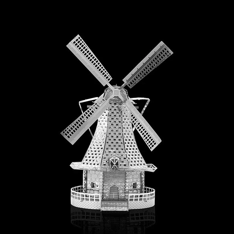 Empire State Building 3D Metal Puzzle model kits DIY Laser Cut Puzzles Jigsaw Toy For Children thumbnail 2