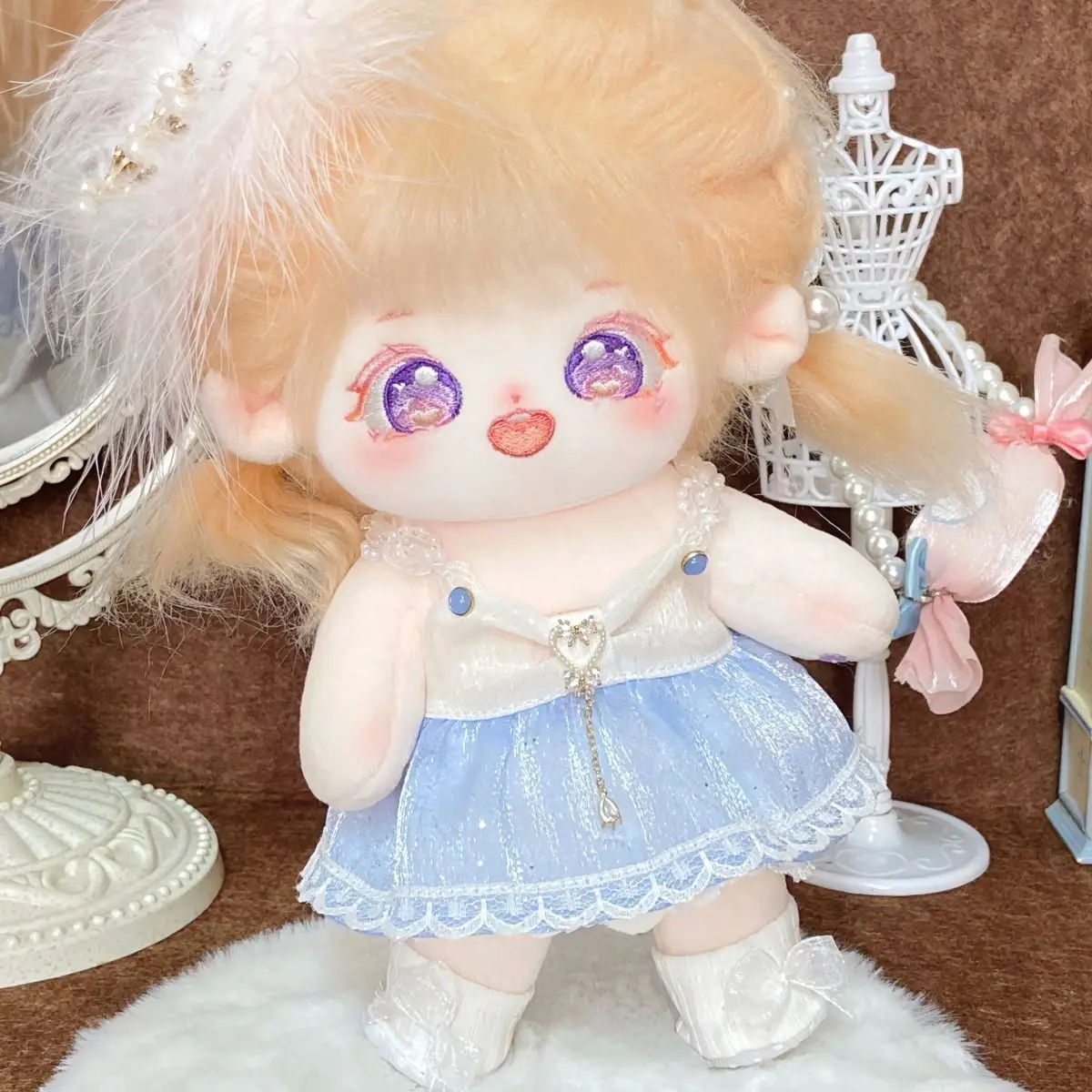 20cm Star Doll Plush Cotton IDol Dolls Kawaii Stuffed Baby Plushies Dolls Toys Fans Collection Children Gifts thumbnail 2
