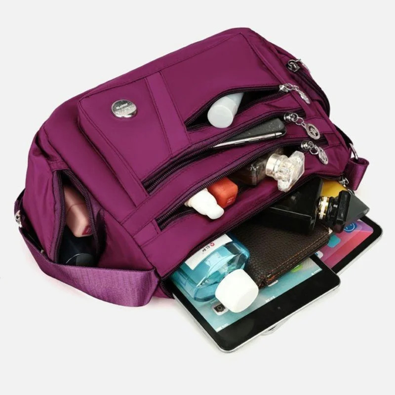 Women Nylon Waterproof Bag Messenger Bags For Lady Crossbody Large Capacity Travel Shoulder Bag Casual Handbags High Quality thumbnail 6
