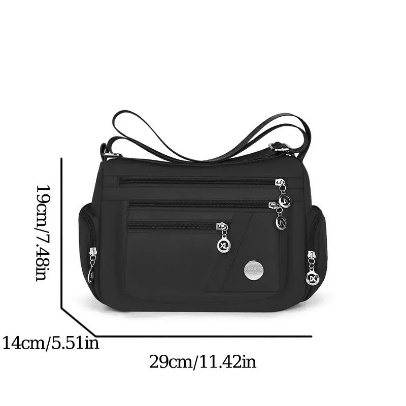 Women Nylon Waterproof Bag Messenger Bags For Lady Crossbody Large Capacity Travel Shoulder Bag Casual Handbags High Quality thumbnail 5