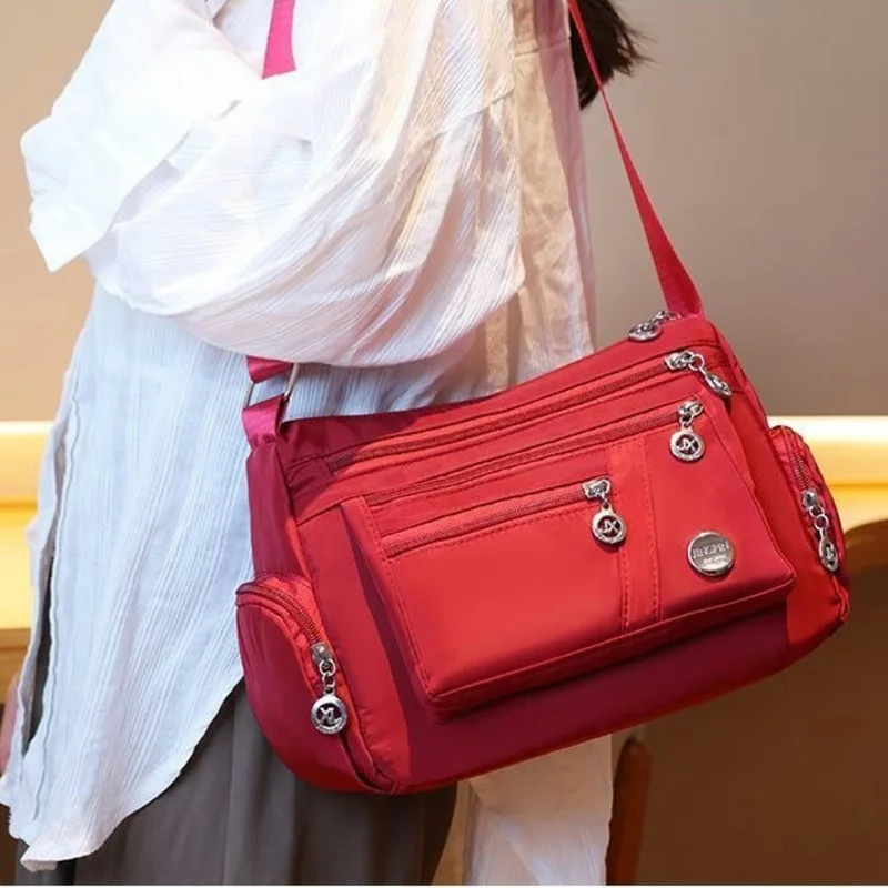 Women Nylon Waterproof Bag Messenger Bags For Lady Crossbody Large Capacity Travel Shoulder Bag Casual Handbags High Quality thumbnail 4