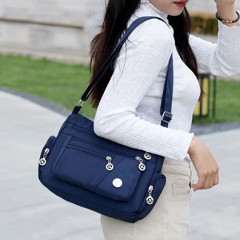 Women Nylon Waterproof Bag Messenger Bags For Lady Crossbody Large Capacity Travel Shoulder Bag Casual Handbags High Quality thumbnail 2