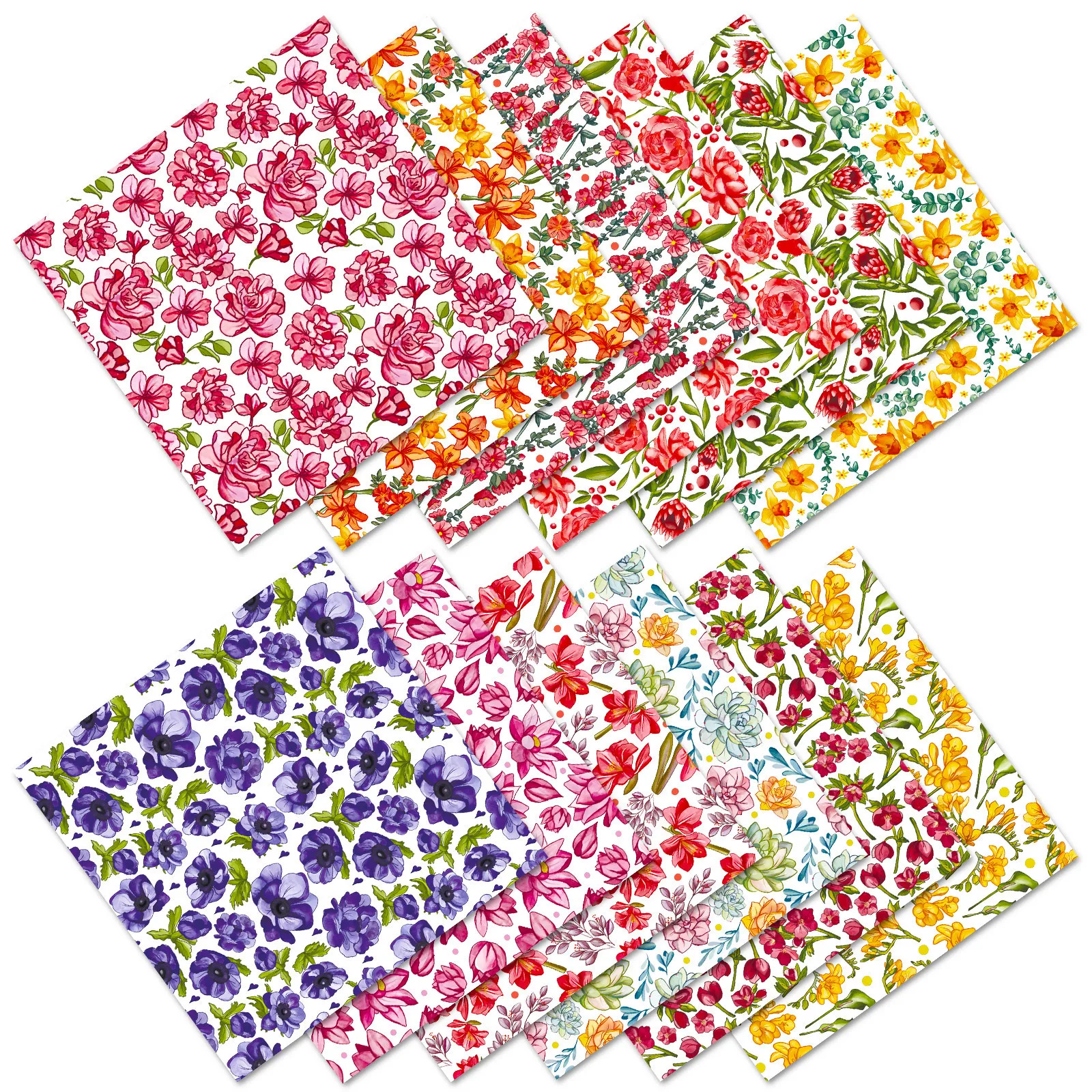 12 Sheet Scrapbooking Paper 15x15cm, Christmas Journal Planner Paper Pad Cardstock Backgrounds Card for DIY Art Craft Decoration thumbnail 3