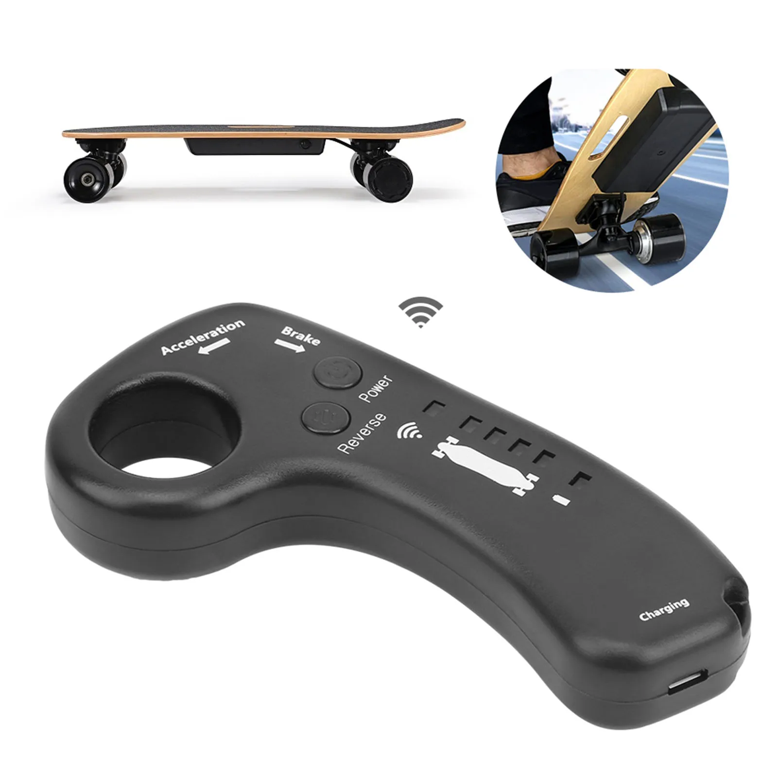 Smart Wireless Remote Control Four Wheel Double Drive Electric Scooter Upgrade Version thumbnail 2