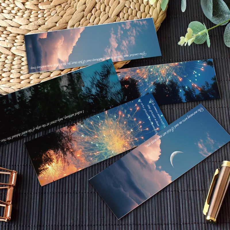 30pcs Roam The World Bookmark Literary Science Fiction Card Reading Pages Bookmarks Creative Gifts for Students Lovers﻿ thumbnail 4