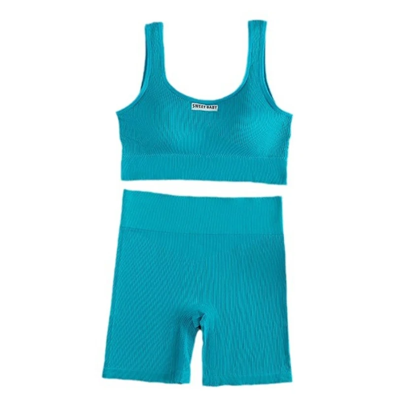 Women Seamless Yoga Set Fitness Workout Suits Sport Bra High Waist Leggings Sexy Deep-V Gym Clothing 2024 New Sportswear thumbnail 5