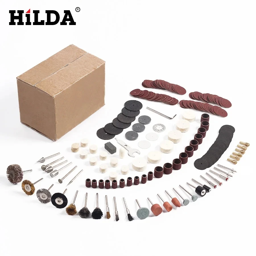 HILDA Rotary Tool Accessories for Easy Cutting Grinding Sanding Carving and Polishing Tool Combination For Hilda Dremel thumbnail 3