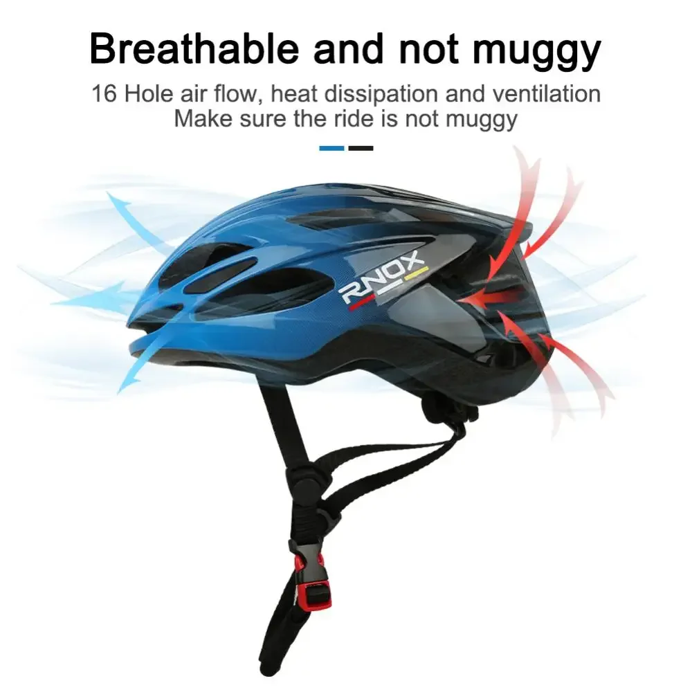 RNOX New Ultralight Cycling Helmet Safety Cap Bicycle Helmet for Women Men Racing Bike Equipments Road MTB Adult Bike Helmets thumbnail 4
