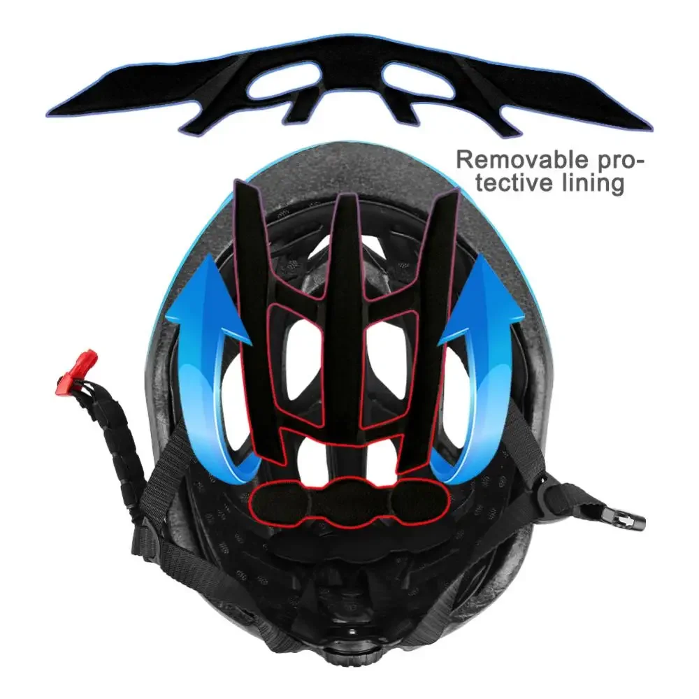 RNOX New Ultralight Cycling Helmet Safety Cap Bicycle Helmet for Women Men Racing Bike Equipments Road MTB Adult Bike Helmets thumbnail 6