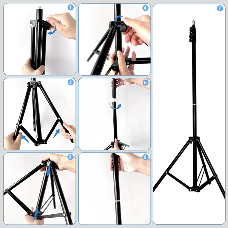 26cm LED Selfie Ring Lamp Photographic Selfie Ring Lighting USB Remote Fill light For Tiktok Video Live with Phone Holder Tripod thumbnail 6
