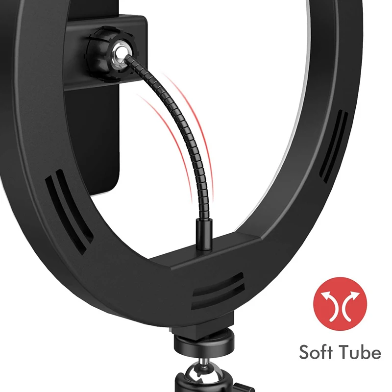 26cm LED Selfie Ring Lamp Photographic Selfie Ring Lighting USB Remote Fill light For Tiktok Video Live with Phone Holder Tripod thumbnail 3