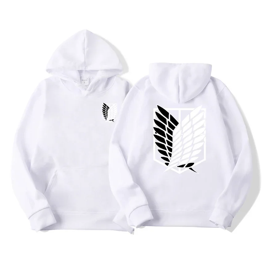 Japan Anime Attack on Titan Men Hoodies Spring Autumn Hip Hop Casual Pullover Top Hoodie Fashion Sweatshirts Jogging Sportswear thumbnail 4