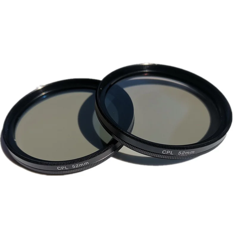 Universal 52mm Circular Polarizer Camera Lens CPL No Reflections Filter with Phone Clip for iPhone Samsung Huawei Smartphone thumbnail 2