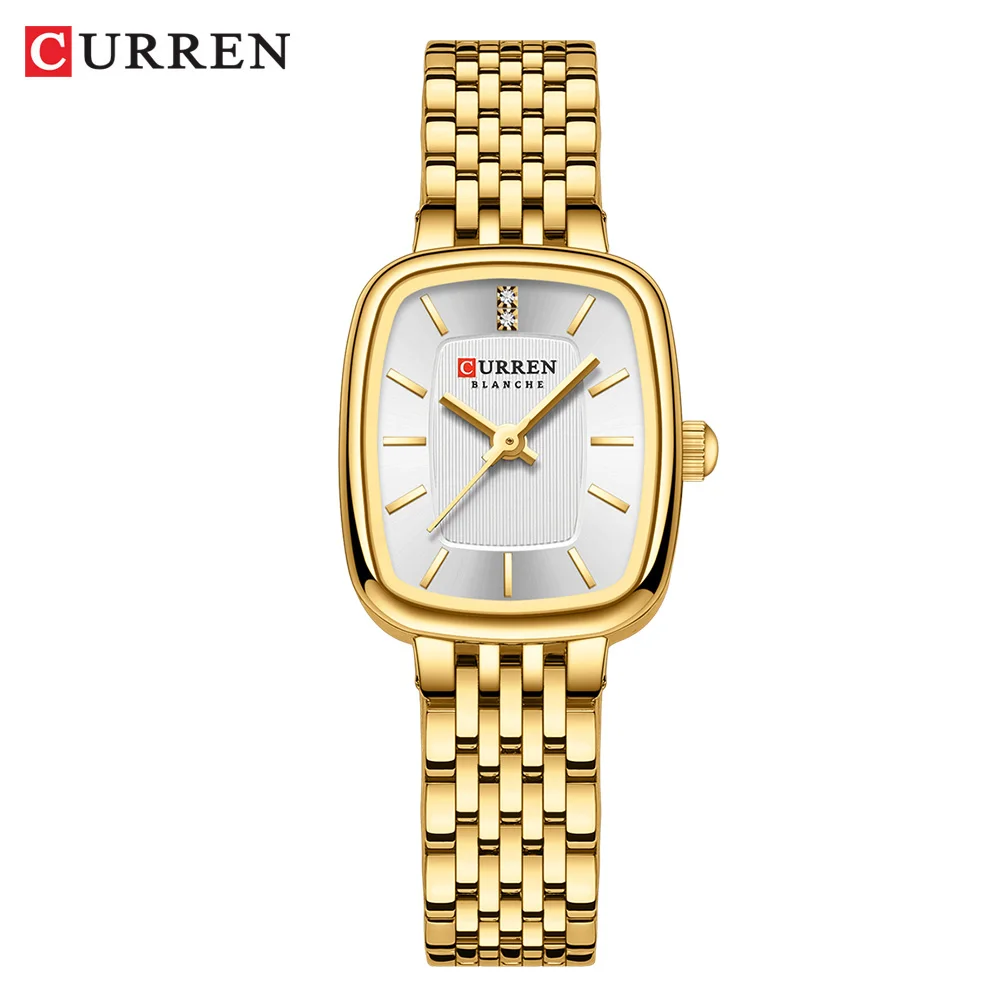 CURREN New Fashion Stainless Steel Date Women Watches Casual 30M Waterproof Girl Ladies Wristwatch Female Clock Relogio Feminino thumbnail 2