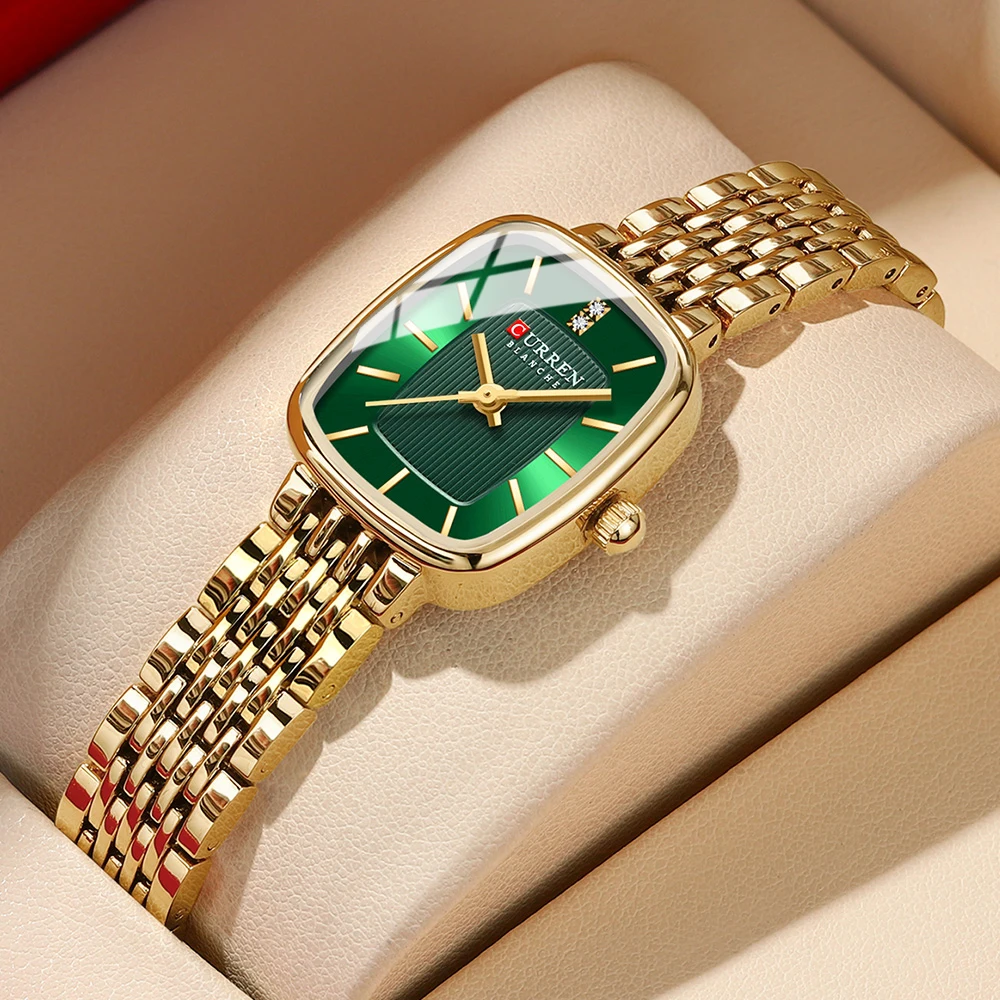 CURREN New Fashion Stainless Steel Date Women Watches Casual 30M Waterproof Girl Ladies Wristwatch Female Clock Relogio Feminino thumbnail 6