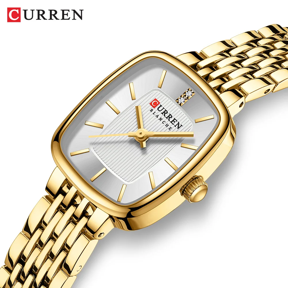 CURREN New Fashion Stainless Steel Date Women Watches Casual 30M Waterproof Girl Ladies Wristwatch Female Clock Relogio Feminino thumbnail 3
