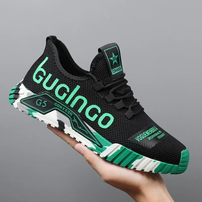 Men Sport Running Shoes Lightweight Comfortable Breathable Casual Walking Sneakers Tenis Masculino Zapatillas Hombre thumbnail 2