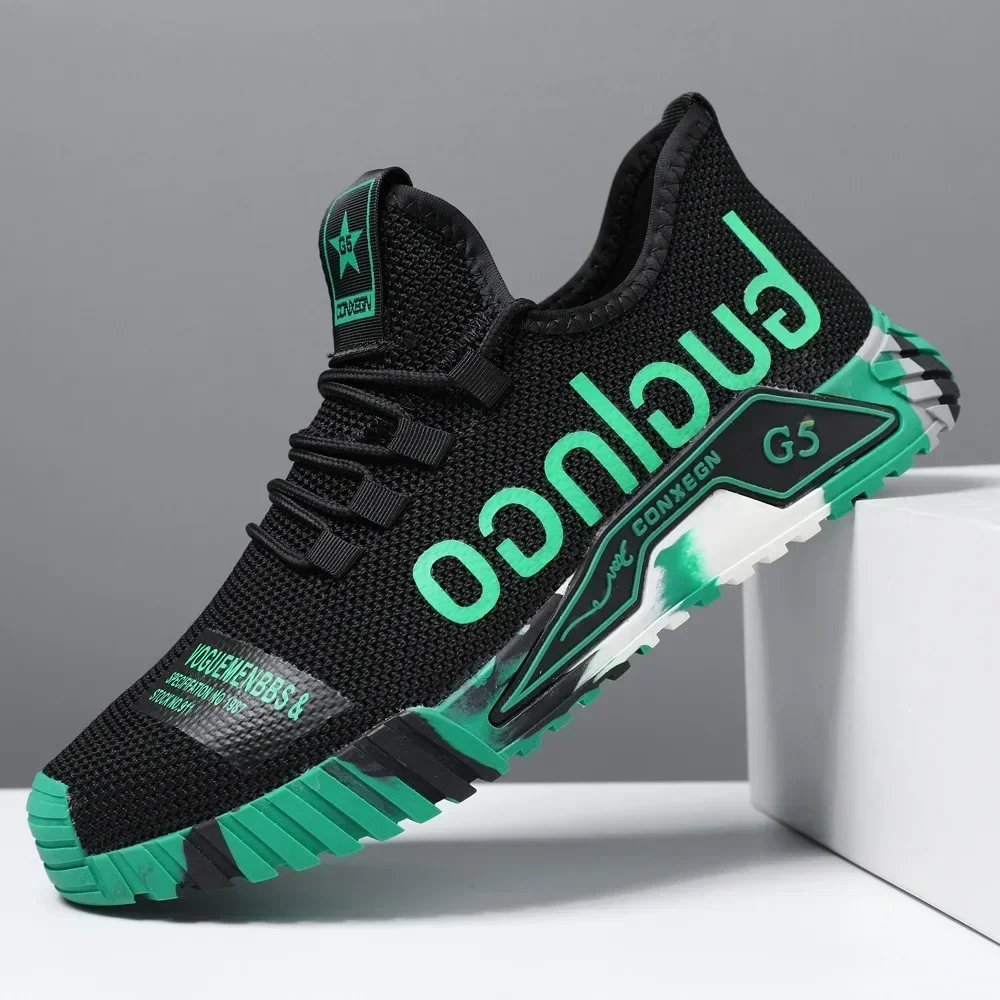 Men Sport Running Shoes Lightweight Comfortable Breathable Casual Walking Sneakers Tenis Masculino Zapatillas Hombre thumbnail 4
