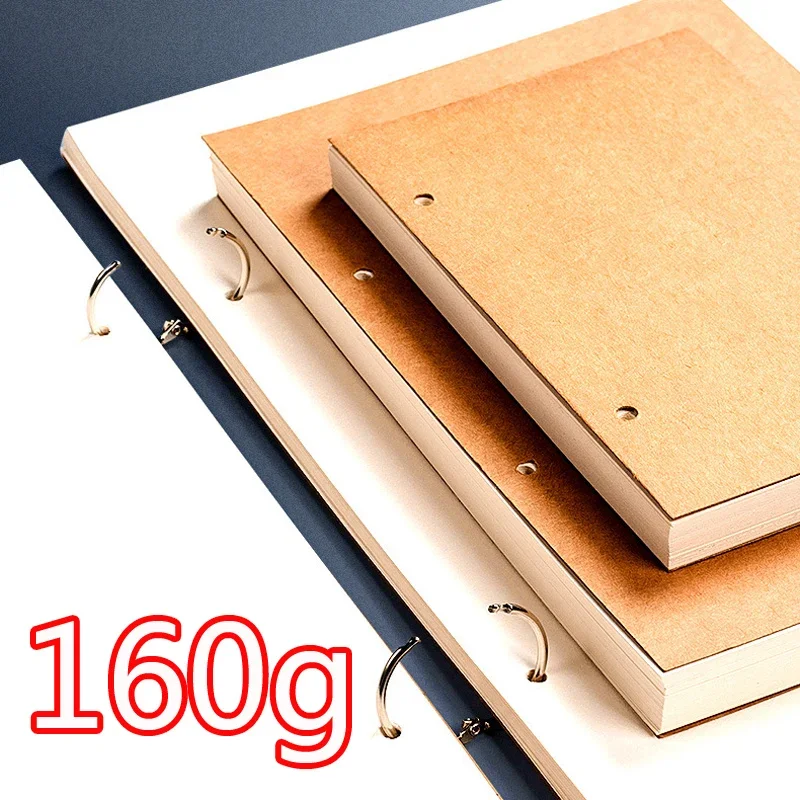 Professional Sketchbook A4 A5 16K 32K 8K Thick loose-leaf Sketch Paper Notebook Art School Supplies Pencil Drawing Stationery thumbnail 4