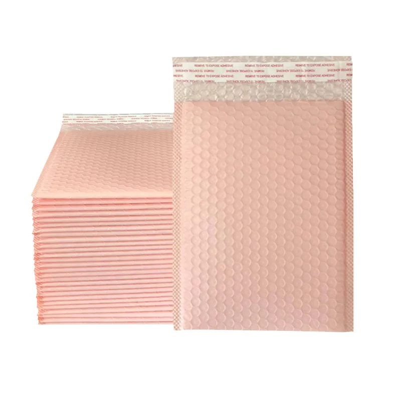 10Pcs Bubble Envelope Bag Pink Bubble Self Seal Mailing Bags Padded Envelopes Package For Gifts thumbnail 3