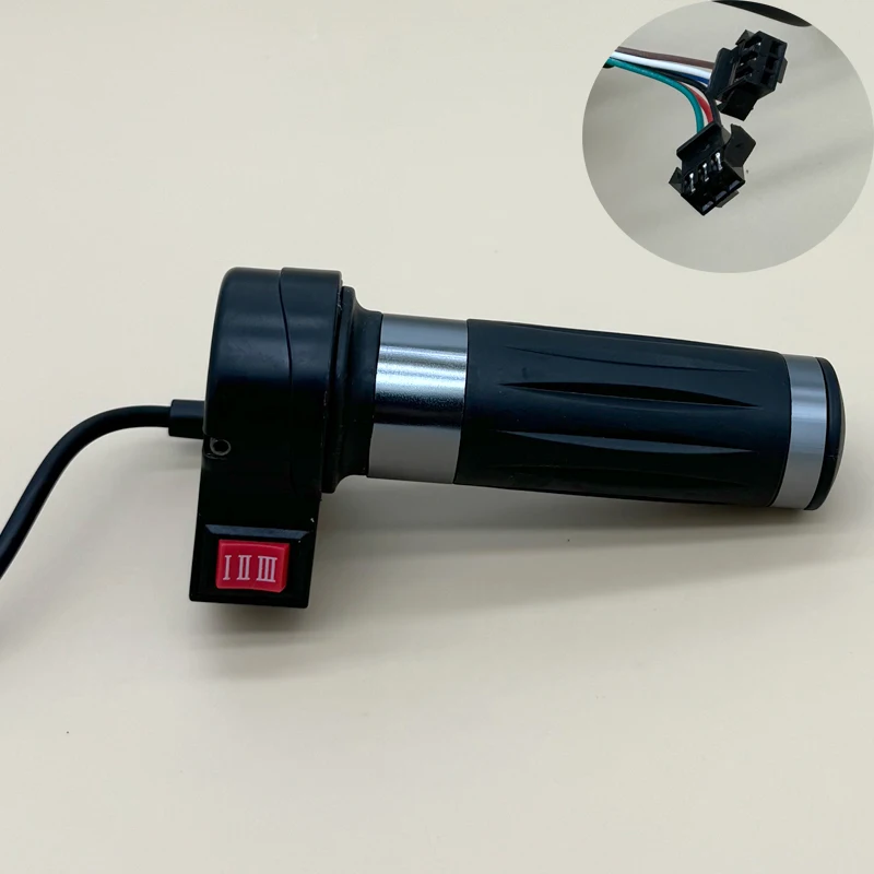 Universal Electric Vehicle Scooter Electric Bike Adjustable Throttle Handlebar Speed Control Handle Electric Bicycle Accessories thumbnail 2