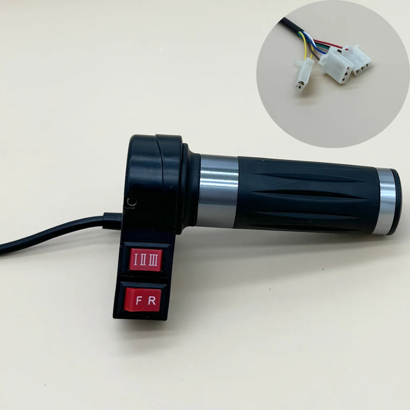 Universal Electric Vehicle Scooter Electric Bike Adjustable Throttle Handlebar Speed Control Handle Electric Bicycle Accessories thumbnail 3