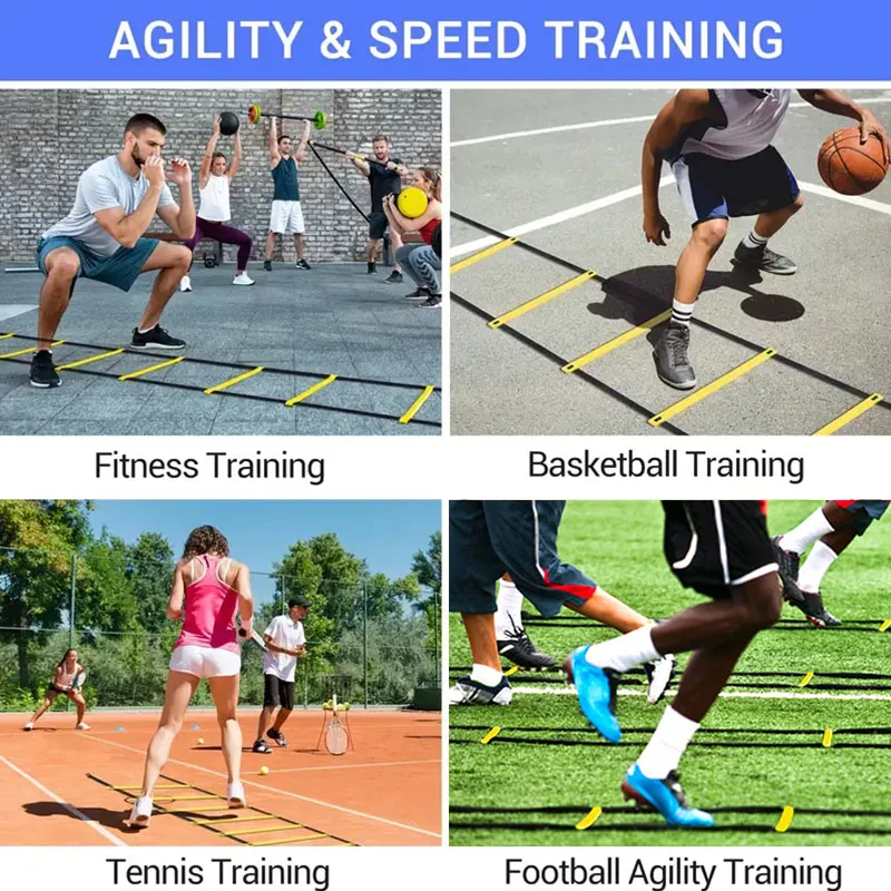 Agility Ladder Removable For Speed Training and Sports Flexibility Portable Agility Football Training Energy Ladder Equipment thumbnail 3
