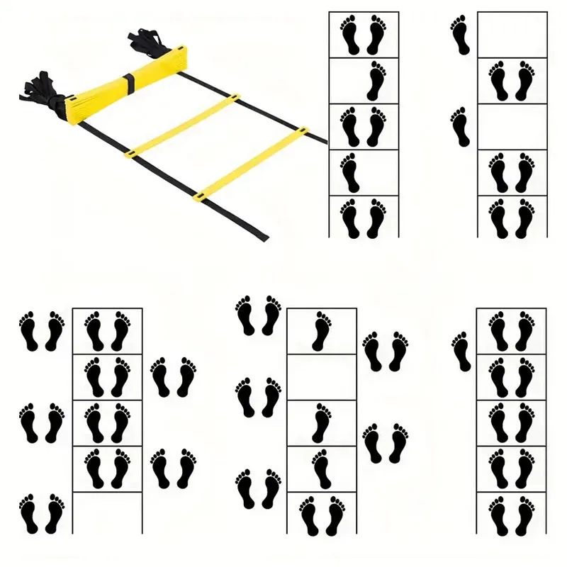 Agility Ladder Removable For Speed Training and Sports Flexibility Portable Agility Football Training Energy Ladder Equipment thumbnail 2