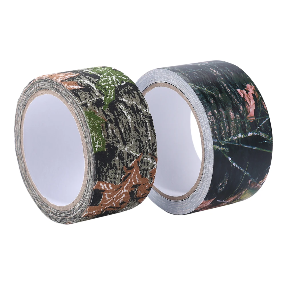 Camouflage Invisible Tape Camo Form Reusable Self Cling Camo Hunting Rifle Fabric Tape Wrap Outdoor Camping Accessories thumbnail 3