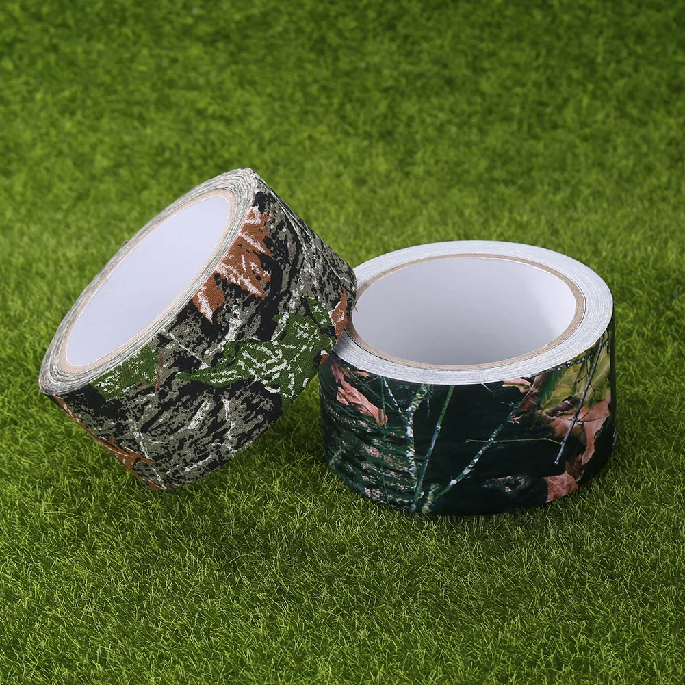Camouflage Invisible Tape Camo Form Reusable Self Cling Camo Hunting Rifle Fabric Tape Wrap Outdoor Camping Accessories thumbnail 5
