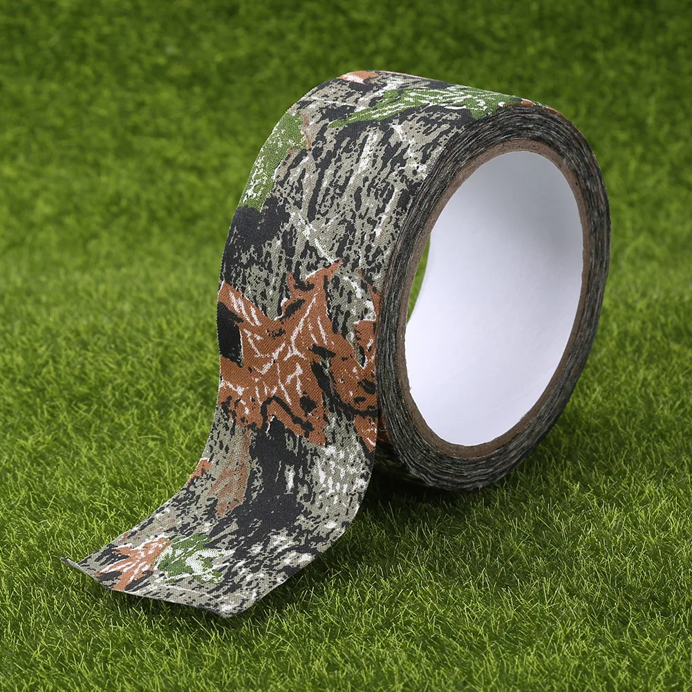 Camouflage Invisible Tape Camo Form Reusable Self Cling Camo Hunting Rifle Fabric Tape Wrap Outdoor Camping Accessories thumbnail 6