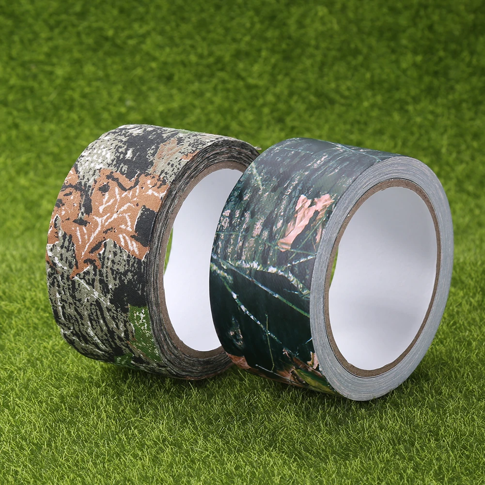 Camouflage Invisible Tape Camo Form Reusable Self Cling Camo Hunting Rifle Fabric Tape Wrap Outdoor Camping Accessories thumbnail 4