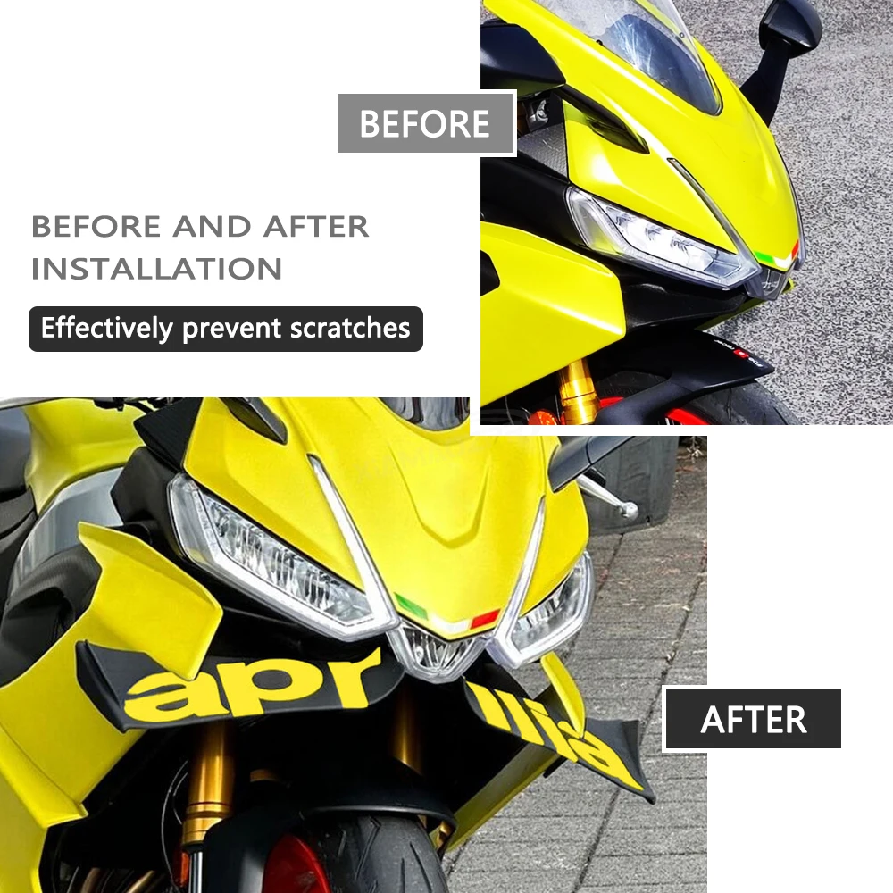 For RS660 RS 660 rs660 motorcycle aerodynamic wing kit RS660 spoiler accessories side lower fairing thumbnail 5