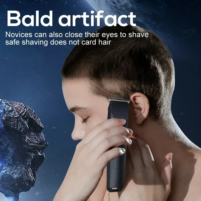 2026New Electric Hair Clipper Hair Trimmer for Men Body Groomer & Pubic Waterproof Hair Trimmer Replaceable Ceramic Blade thumbnail 2