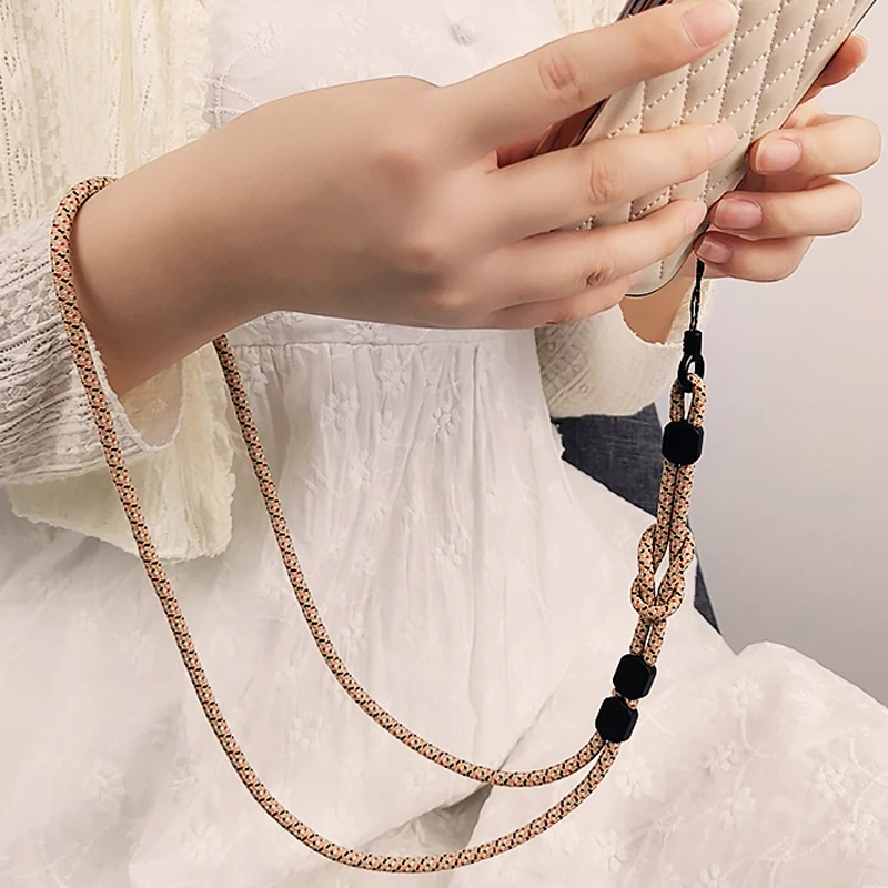 Lanyard Cell Phone Wrist Hand Strap Cord to Hang the Mobile Rope for Mobile Smartphone Shoulder Phone Chain Key Strap for iPhone thumbnail 3