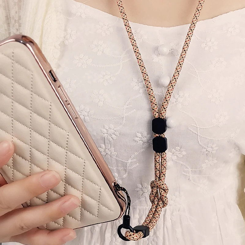 Lanyard Cell Phone Wrist Hand Strap Cord to Hang the Mobile Rope for Mobile Smartphone Shoulder Phone Chain Key Strap for iPhone thumbnail 2