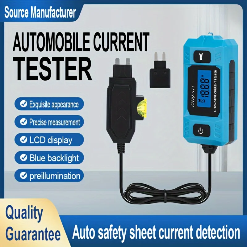 12V Range 0.01~19.99A Car Circuit Tester Current Test Fuse Diagnostic Tool Repair Detector Galvanometer Automotive Accessories thumbnail 2