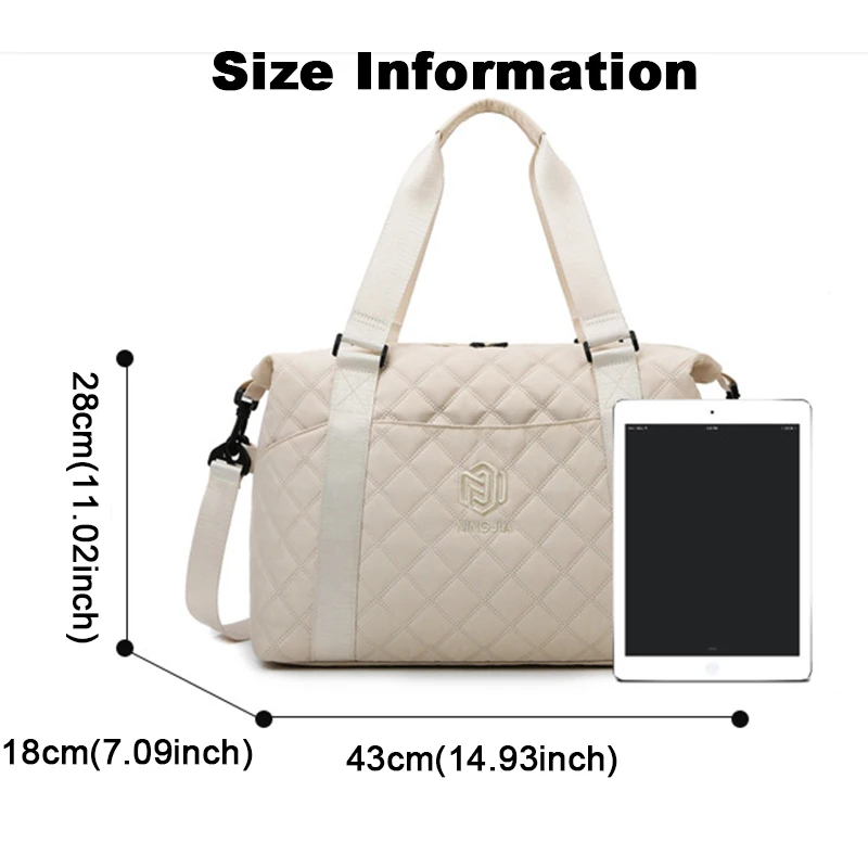 Travel Gym Bag Short-distance Luggage Portable Fitness Bags Shoulder Crossbody Bag Sport Handbags Duffle Carry On Weekend Bag thumbnail 6