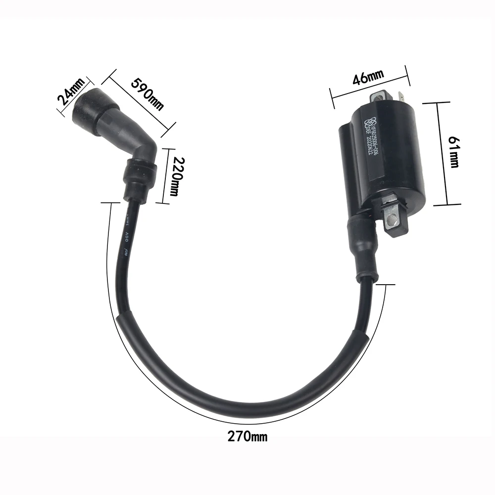 12V Motor Ignition Coil High Pressure Coil For 50cc 70cc 110cc 125cc 150cc 200cc 250cc ATV Scooter Quad Dirt Bike Motor Parts thumbnail 2