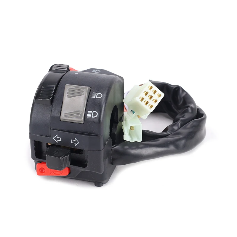 7/8" 22mm Left Handlebar Control Switch Button Motorcycle Headlight Fog Light Turn Signal For HONDA YAMAHA RXK125 YBR 125 SUZUKI thumbnail 3