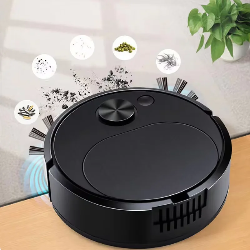 NEW USB Sweeping Robot Vacuum Cleaner Mopping 3 In 1 Smart Wireless 1500Pa Dragging Cleaning Sweep Floor for Home Office thumbnail 4